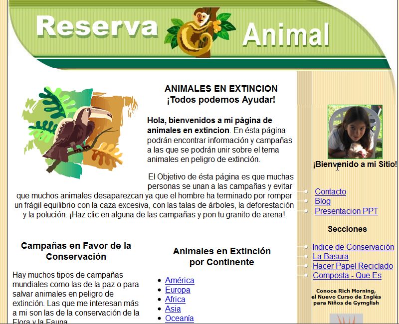 Animales en extinción | Recurso educativo 33954