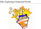Webquest: Exploring compound words | Recurso educativo 33960