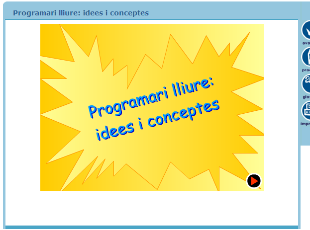 Programari lliure: idees i conceptes | Recurso educativo 34369