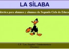 La sílaba | Recurso educativo 34801