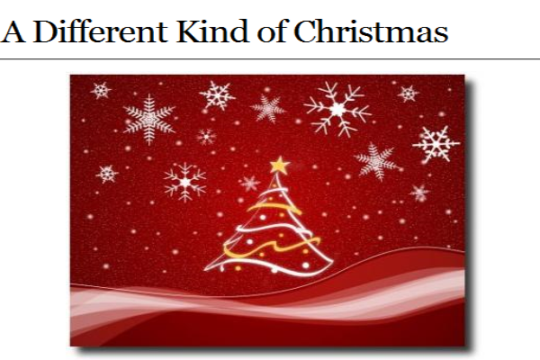 Webquest: A different kind of Christmas | Recurso educativo 35341