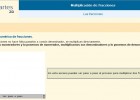 Multiplicación numérica de fracciones | Recurso educativo 36654