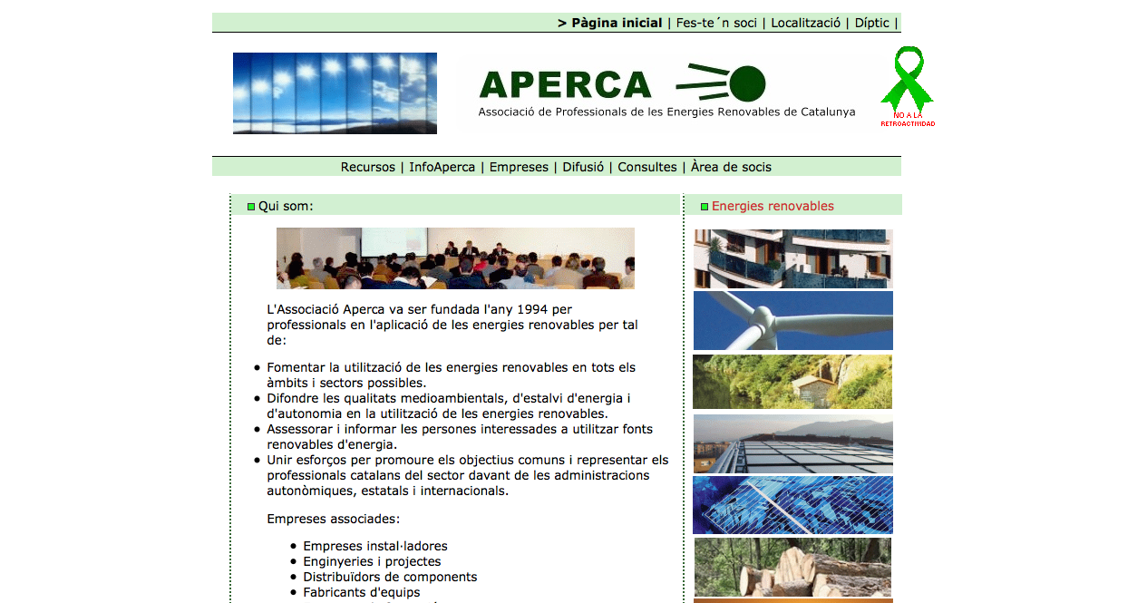 Associació de professionals de les energies renovables de Catalunya | Recurso educativo 37146
