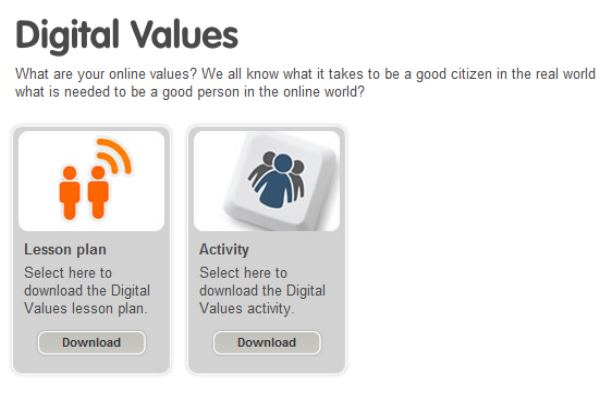 Digital values | Recurso educativo 37650