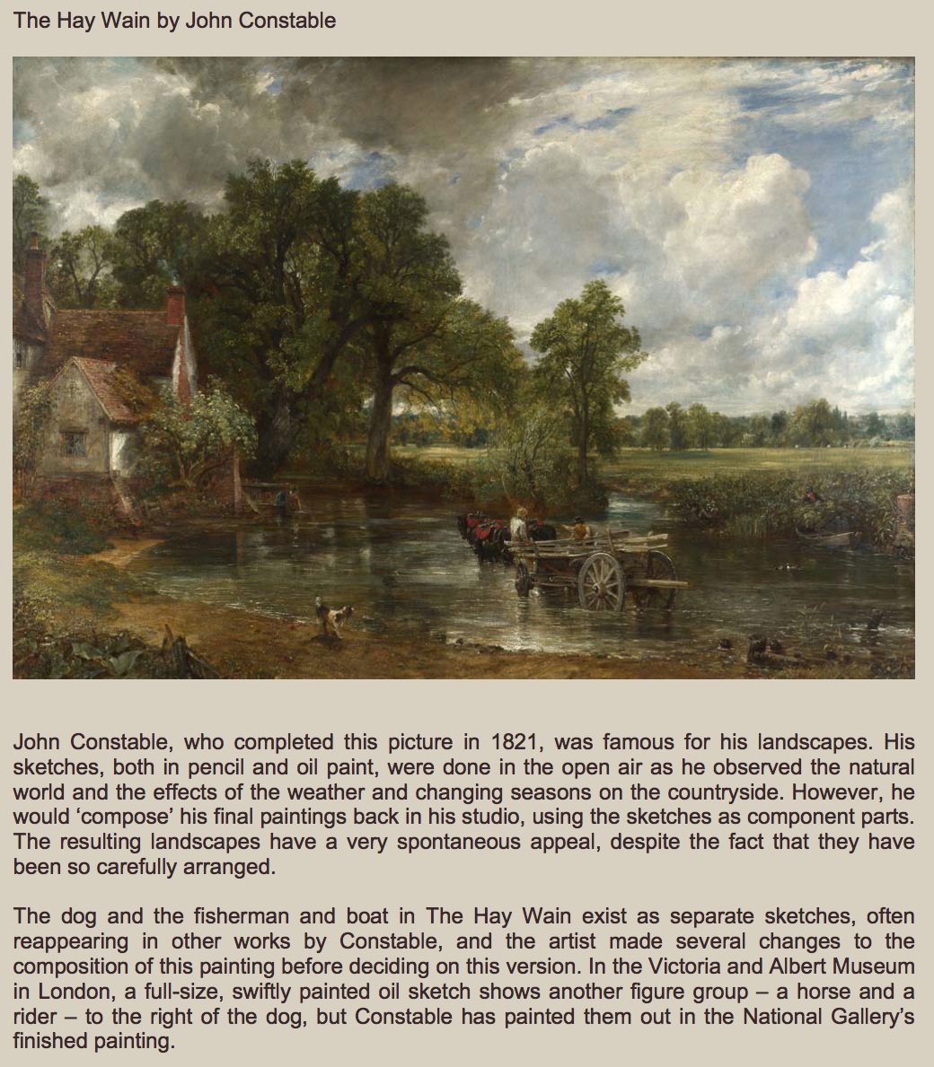 Painting: The Hay Wain, 1821 | Recurso educativo 39558