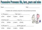 Possessive pronouns | Recurso educativo 39892