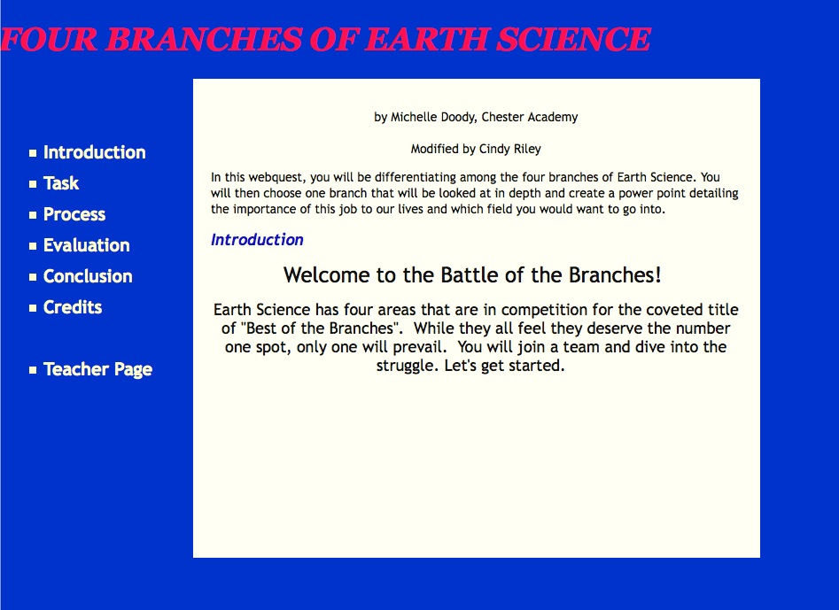 Four Branches of Earth Science | Recurso educativo 41667