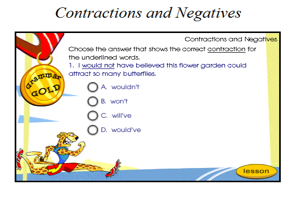 Contractions and negatives | Recurso educativo 42617