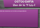 ¿Con Y, con ll o con i? | Recurso educativo 44844