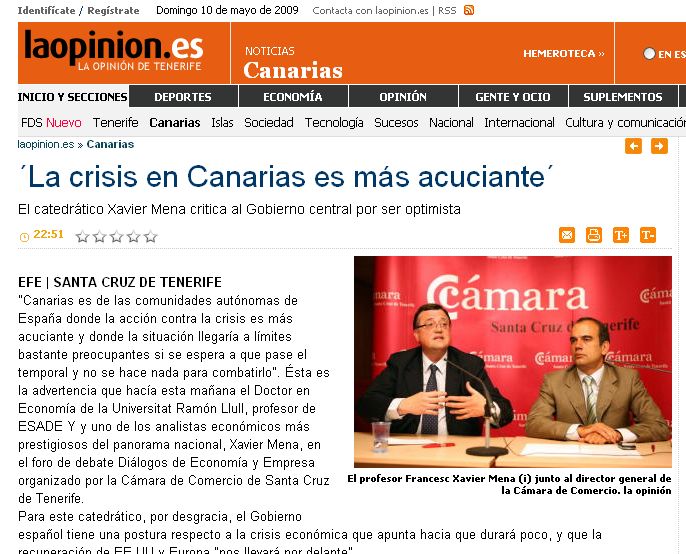 La crisis en Canarias | Recurso educativo 45976
