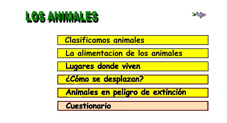 Los animales | Recurso educativo 46655