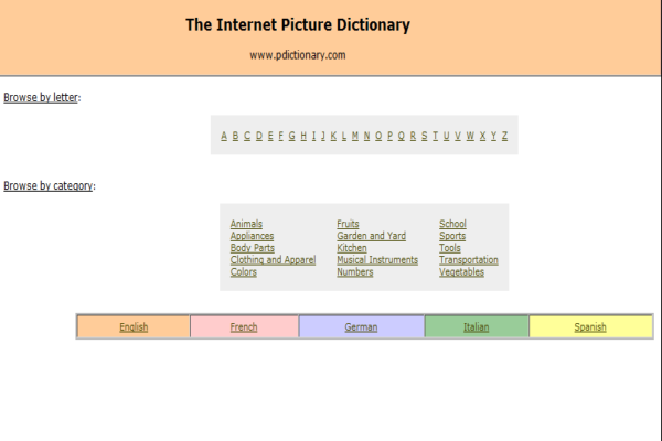 The internet picture dictionary | Recurso educativo 47926
