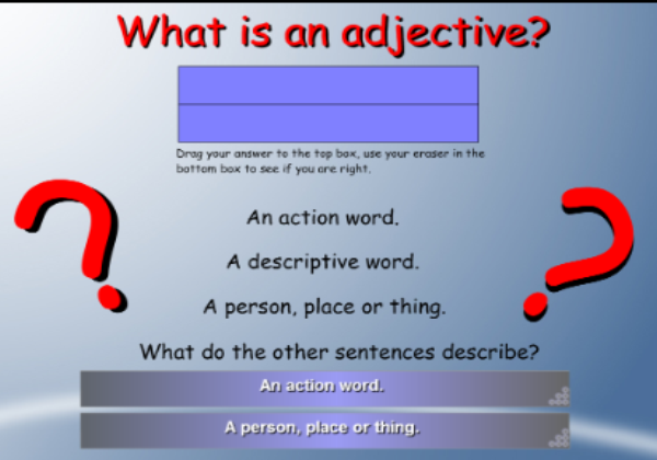 What is an adjective? | Recurso educativo 48048