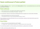 Grammar: Future continuous and future perfect | Recurso educativo 48371