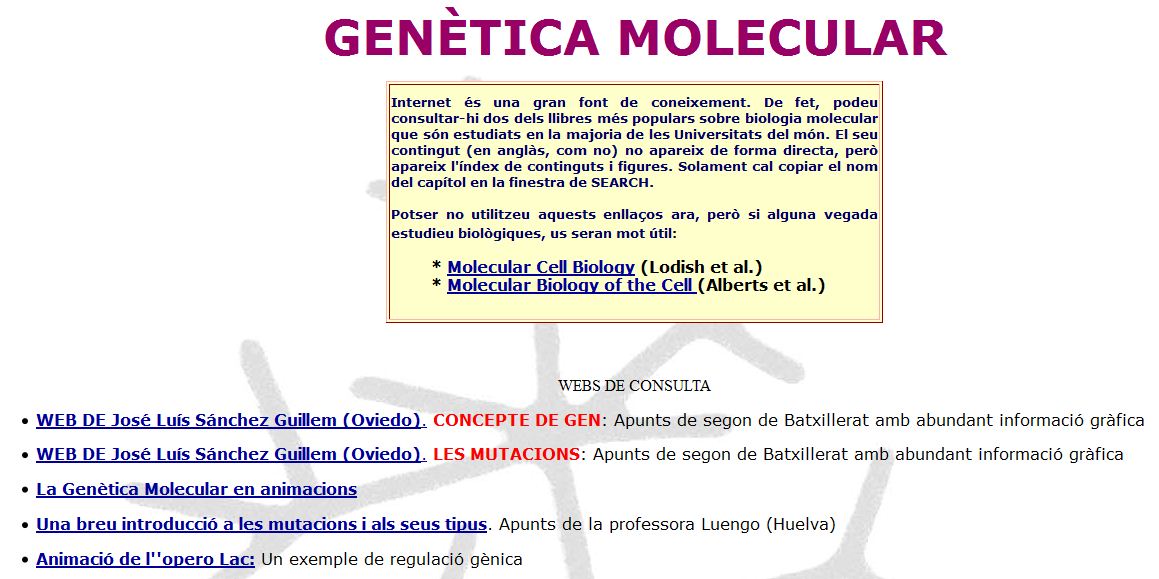 Genètica molecular | Recurso educativo 49130