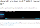 What job would you love to do? Which one would you hate? | Recurso educativo 49152