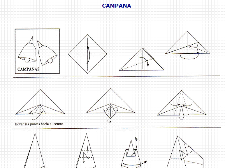 Origami: campana | Recurso educativo 49737