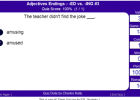 Quiz: Adjective ending | Recurso educativo 50017