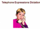 Telephone expressions dictation | Recurso educativo 59743