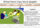 Webquest: British teens crazy about gadgets | Recurso educativo 12637