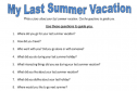My last vacation | Recurso educativo 13064