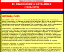 El Franquisme a Catalunya | Recurso educativo 18502