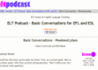 ELT Podcast - Basic Conversations | Recurso educativo 23916