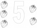 5 fresas | Recurso educativo 25909