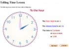 Telling time (lesson) | Recurso educativo 26568