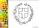 ¡A Colorear!: Escudo griego | Recurso educativo 27369