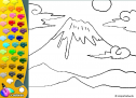 ¡A Colorear!: Monte Fuji | Recurso educativo 27516