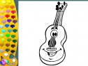 ¡A Colorear!: Guitarra española | Recurso educativo 29260