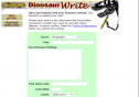 Dinosaur writing activity | Recurso educativo 31543