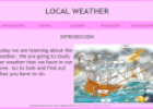 Webquest: Local weather | Recurso educativo 9760