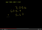 Video: Adding decimals | Recurso educativo 71809