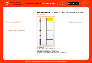 Mondrian's Composition with Red, Yellow, and Blue | Recurso educativo 75264
