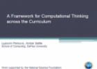Computational thinking across the Curriculum | Recurso educativo 76299