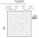 Groundhog day wordsearch | Recurso educativo 77103