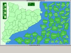 Comarques de Catalunya. Encaix (Puzzle) - Mapas Flash Interactivos | Recurso educativo 90537