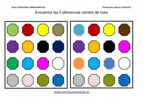 Encuentra las diferencias entre conjuntos trabajamos la atención - | Recurso educativo 106272