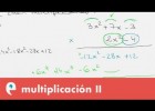 Multiplicación de polinomios II | Recurso educativo 107808