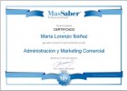 Curso de Administración y Marketing Comercial | MasSaber | Recurso educativo 115326