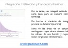 1. Integrales. Definición y conceptos básicos | Recurso educativo 118441