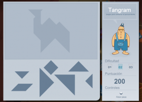 Juego de tangram para desarrollar la atención en niños de 11 y 12 años : persona | Recurso educativo 404695