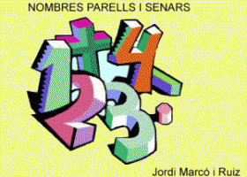 Nombre parells i senars | Recurso educativo 684289