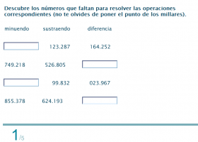 Repaso adición y sustracción | Recurso educativo 726350