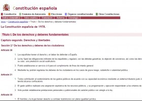 Título I. De los derechos y deberes fundamentales - Constitución Española | Recurso educativo 732338