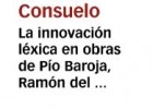 La innovación léxica en obras de Pío Baroja, Ramón del Valle Inclán y | Recurso educativo 746857