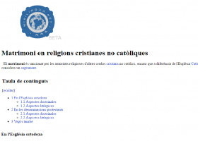 Matrimoni en religions cristianes no catòliques | Recurso educativo 749462