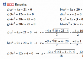 Equacions de segon grau biquadrades | Recurso educativo 751595